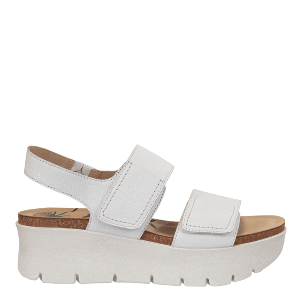 MONTANE in DOVE Platform Sandals