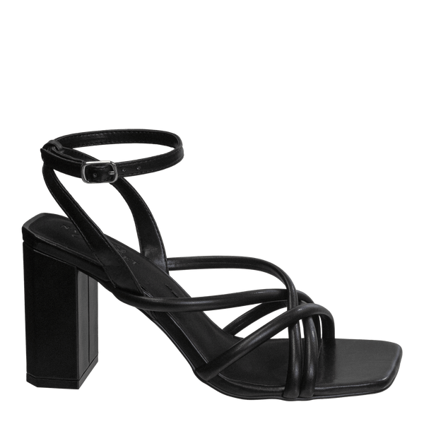 MOOD in BLACK Heeled Sandals