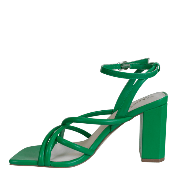 MOOD in GREEN Heeled Sandals
