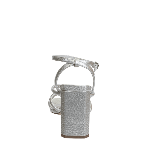 MOOD in SILVER Heeled Sandals