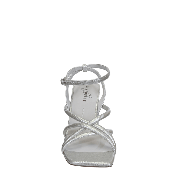 MOOD in SILVER Heeled Sandals