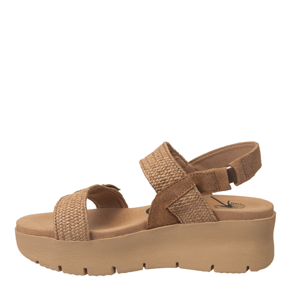 NOVA in BROWN Platform Sandals