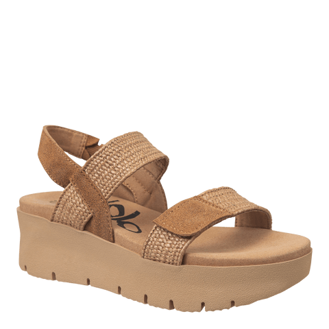 NOVA in BROWN Platform Sandals