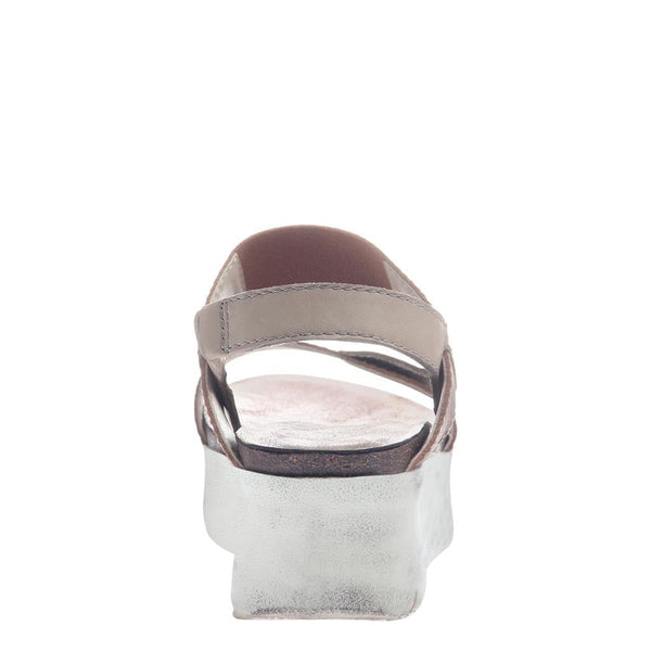 NOVA in SILVER Platform Sandals
