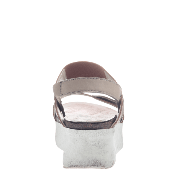 NOVA in SILVER Platform Sandals