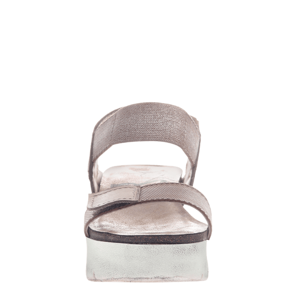 NOVA in SILVER Platform Sandals