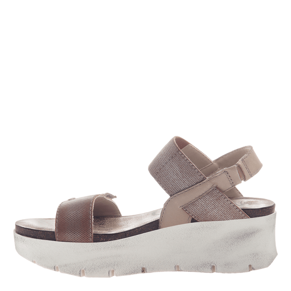 NOVA in SILVER Platform Sandals