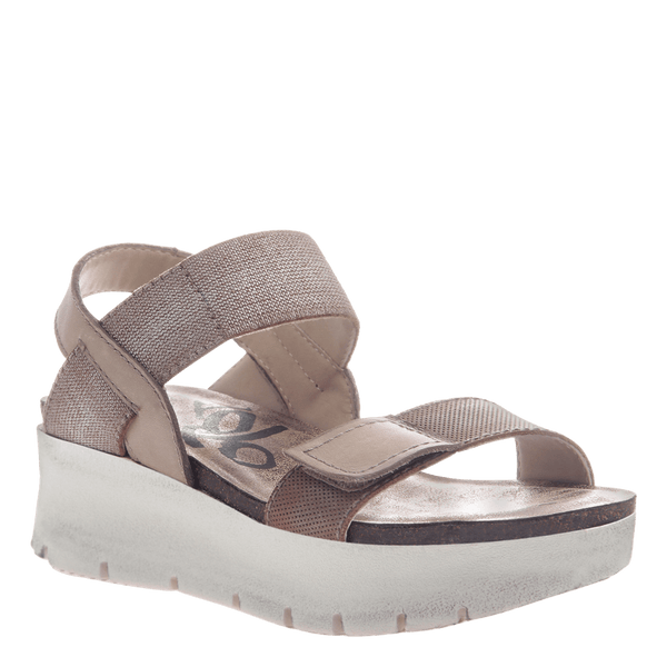 NOVA in SILVER Platform Sandals