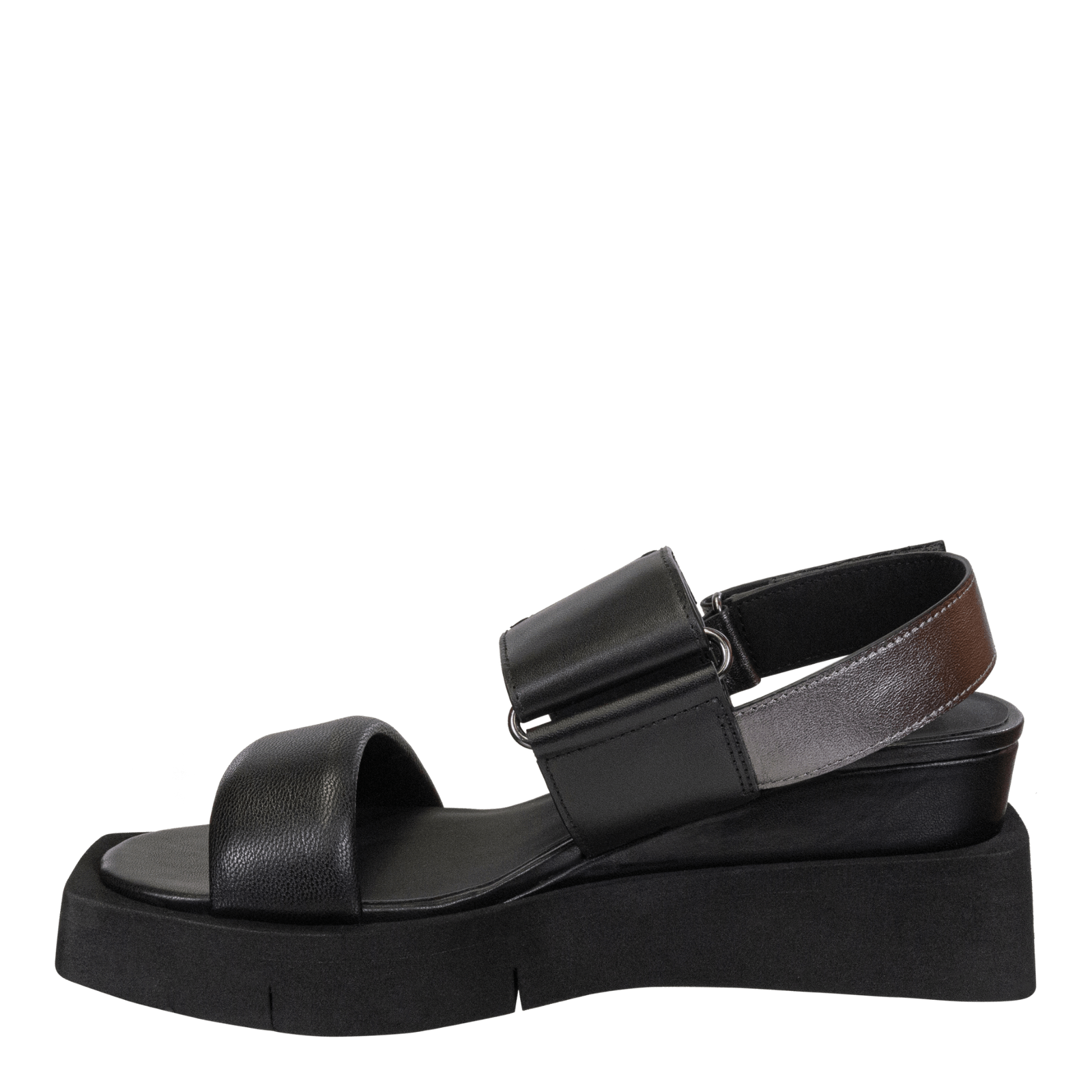 PARADOX BLACK Wedge Sandals - musthaveSHOES