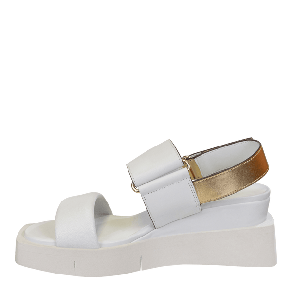 PARADOX in CHAMOIS Wedge Sandals