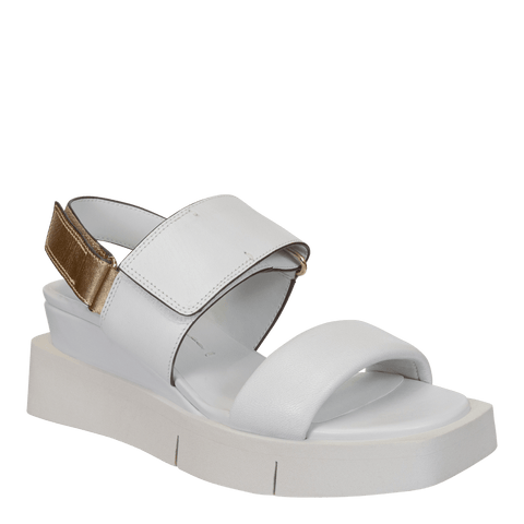 PARADOX in CHAMOIS Wedge Sandals