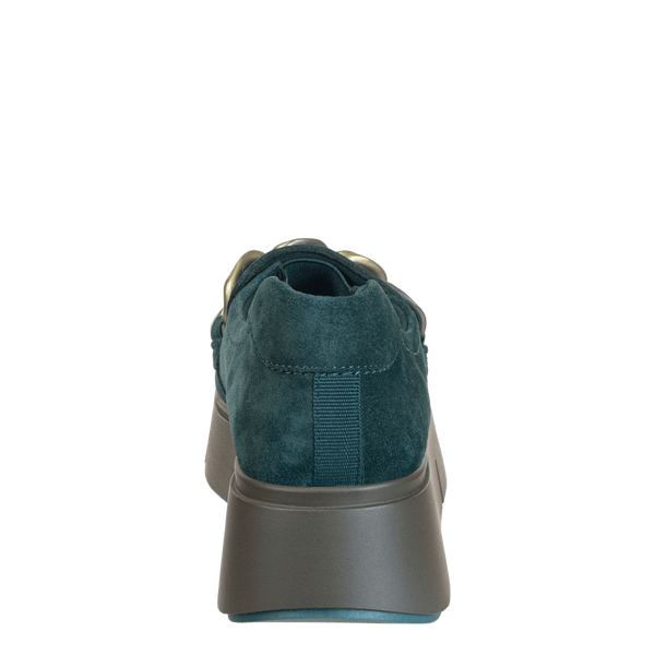 PRINCETON in EMERALD Platform Sneakers