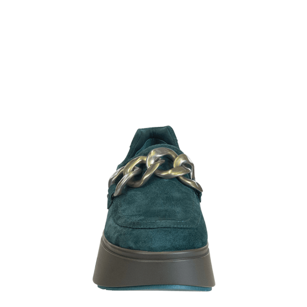 PRINCETON in EMERALD Platform Sneakers