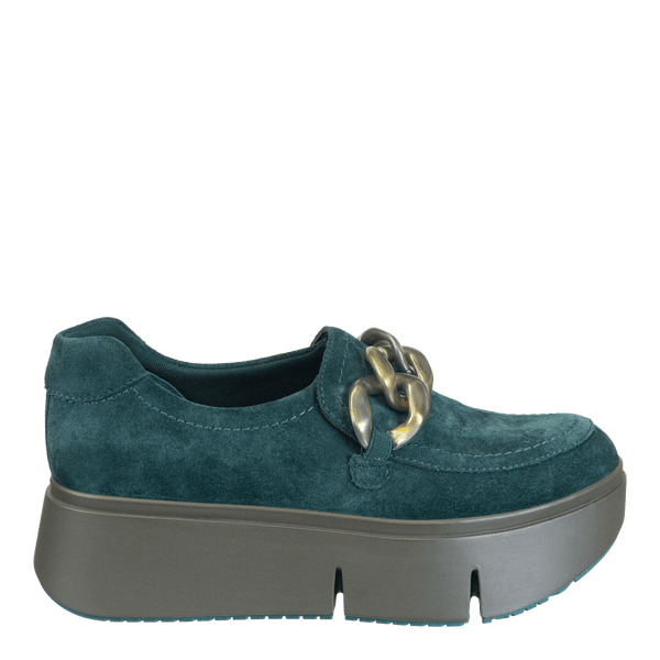 PRINCETON in EMERALD Platform Sneakers