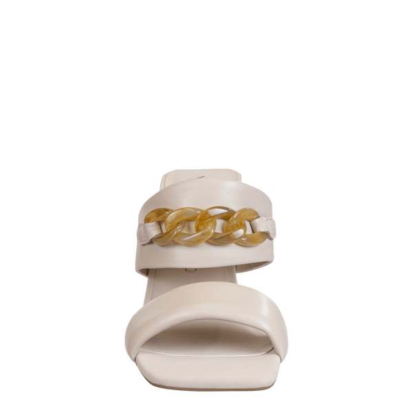 PROPRIETY in CHAMOIS Heeled Sandals