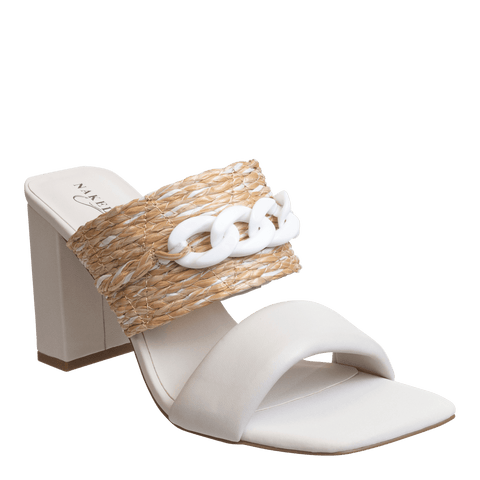 PROPRIETY in RAFFIA Heeled Sandals