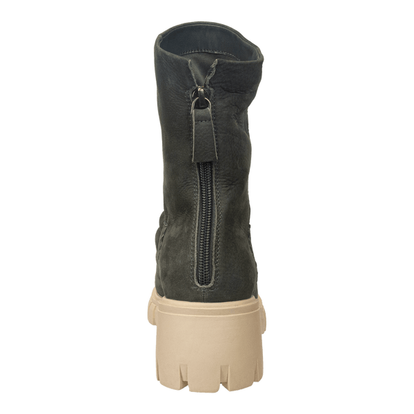 PROTOCOL in GREY MULTI Heeled Mid Shaft Boots