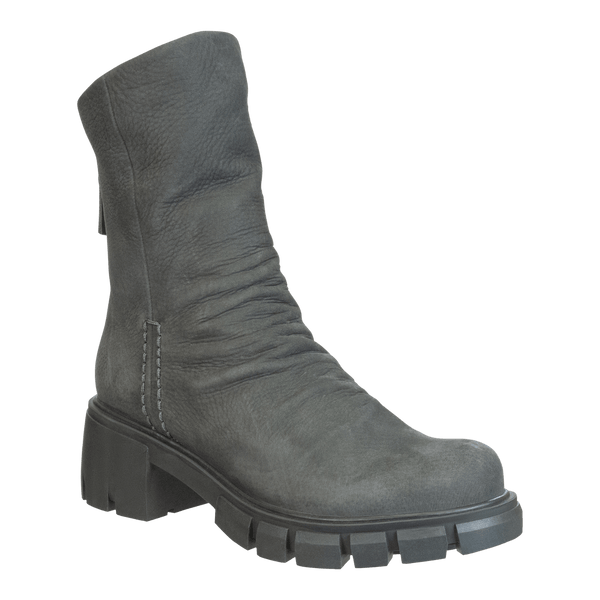 PROTOCOL in GREY Heeled Mid Shaft Boots