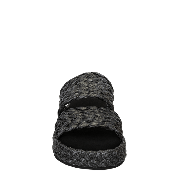 SANTORINI in BLACK Espadrille Sandals