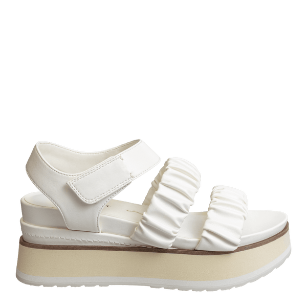 SENSOR in CHAMOIS Platform Sandals