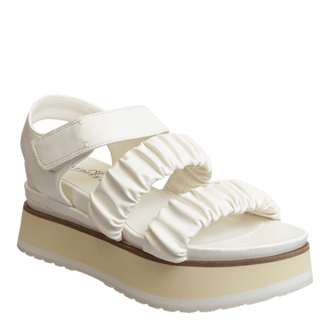 SENSOR in CHAMOIS Platform Sandals