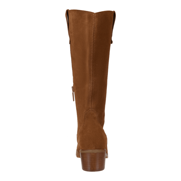 TALLOW in CAMEL Heeled Mid Shaft Boots