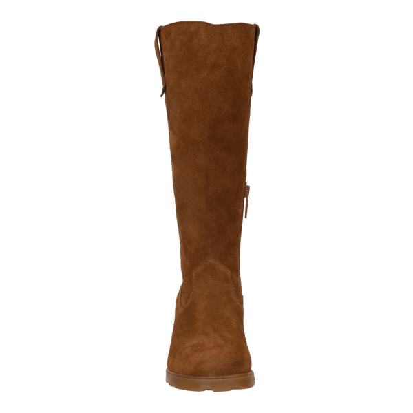TALLOW in CAMEL Heeled Mid Shaft Boots